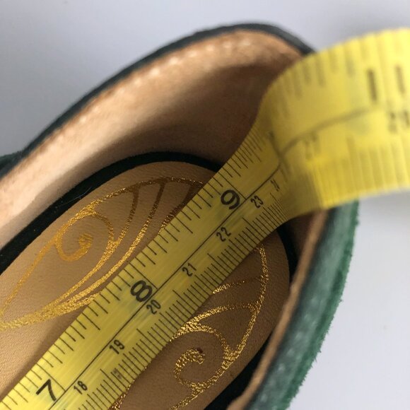 BNWT Charlie Stone 50's Serpente Flats in Emerald Green Size 35 EU - Picture 13 of 14